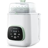 Momcozy KleanPal Pro 3-in-1 Bottle Wash, Sterilize and Dry | 26 jets, 19 min quick cycle, holds 4 bottles and breast pump par