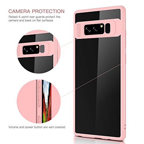 Samsung Galaxy Note 8 Funda Myriann Ultra Slim Resistente a los Ara azos Ligero Protector Contra la Espalda Funda para Galaxy Note 8 Rosado reviews Samsung Galaxy Note 8 Funda Myriann Ultra Slim Resistente a los Ara azos Ligero Protector Contra la Espalda Funda para Galaxy Note 8 Rosado