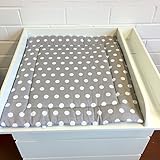 Puckdaddy "Punkte+" Wickelauflage, Wendeauflage für Aufsätze mit Trennfach