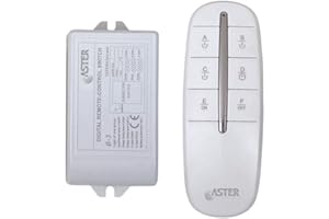 ASTER Interruttore Wireless Radiocontrollato Centralina 3 Vie Carico Max 3 X 1000W