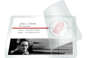 Djois, 11021 - Kaltlaminierfolie, 66x100 mm, Transparent, 10 Stück, Langlebiger Schutz, Professionelle Präsentation, Keine Maschine Nötig, Perfekt für Dokumente und Fotos