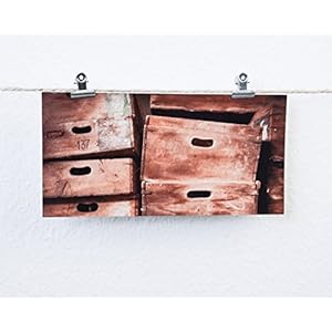 Postkarte XXL Panorama Schublade Ordnen