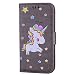 Produktbild Samsung Galaxy A3 2016 Hülle, CXTcase Samsung A3 2016 Hülle Einhorn Bookstyle PU Leder Flip Wallet Case Cover Schutzhülle für Samsung Galaxy A3 2016 Tasche Handytasche Schutz Etui Schale Handyhülle Grau
