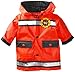 Wippette Baby Boys Inafnt Waterproof Hooded Fireman Raincoat Jacket, Red, 18 Months