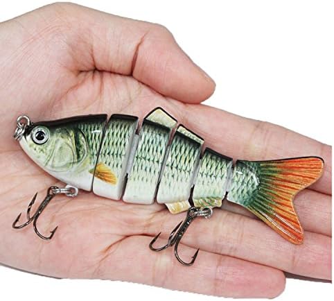 Fishing Wobbler Lifelike Fishing Lure 6 Segment Swimbait Crankbait Hard Bait Slow 10cm 18g Isca Artificial Lures Fishing Tackle