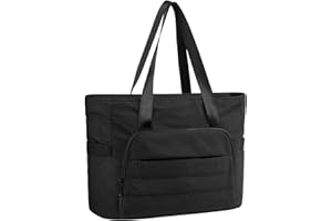 Dokeno Bolso Mujer, Bolsa de mano para mujer, Bolsa de Viaje Mujer Bolsa Deporte, Bolsa de Hombro Grande con Cremallera y Bolsillos para Viajes, Playa, Gimnasio, Trabajo y Escuela