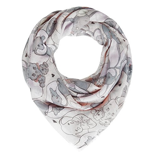 Preisvergleich Produktbild Codello Tuch Disney Dumbo mit Allover-Print - Off White