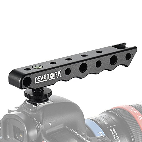 Andoer SevenOak sk-h02 portable Vid  o Poign  e stabilisatrice pour appareil photo Sabot Support Support pour appareil photo Nikon Canon Sony   cran LED Microphone