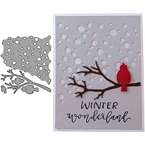 YunTrip - Fustelle da taglio a triangolo per albero di Natale, stencil per fai da te, scrapbooking, album fotografici, decorazioni per goffratura di carta