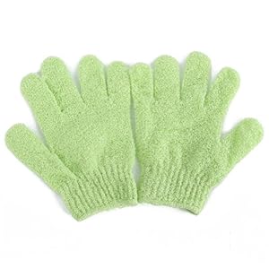 ULTNICE Exfoliating Bath Gloves for Body Scrub Exfoliator 4 Pairs - Image 6