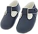 Luxury British Made Baby Boy Sky Blue, Navy Blue, Cream/Ivory Special Occassions Wedding Christening Baypod Shoes by Early Days (Size 1 (3 to 6 Months), Navy Blue)
