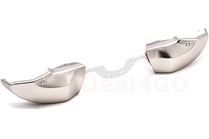Deal4GO Shoulder Trigger Bumpers RB LB Button Replacement for Xbox One Elite Controller Bumper 1697 & 1698 (Silver)
