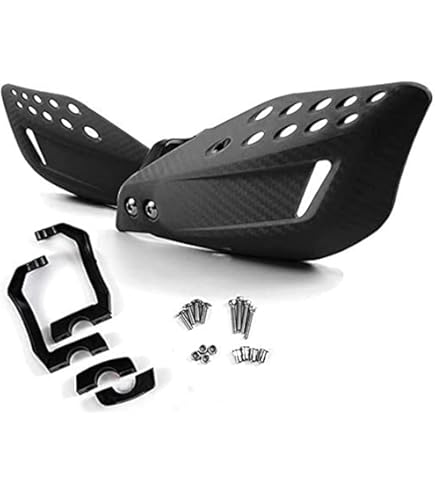 MOCNT Motorrad Handschutz 7/8 Zoll - Winddichter Lenkerschutz Orange