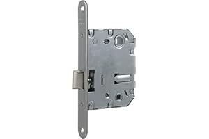 Tesa Assa Abloy 134U5RAI Picaporte Unificado Para Puertas de Madera Inoxidable Entrada 50 mm, Frente Redondo 134U