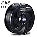 Price comparison product image 3D Mars 3D Printing Filament, 1.75 mm PLA 3D Printer Filament, 2.65 lbs(1.2KG), Dimensional Accuracy +/- 0.03mm, PLA Filament for Most 3D Printer, Black