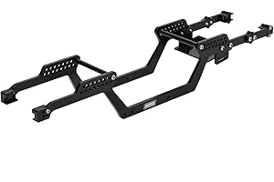 INJORA Aluminium Universal LCG Chassis-Rahmen Kit für 1/18 TRX4M Standard-Karosserien Defender Bronco High Trail K10 F150 Lay Down Servos
