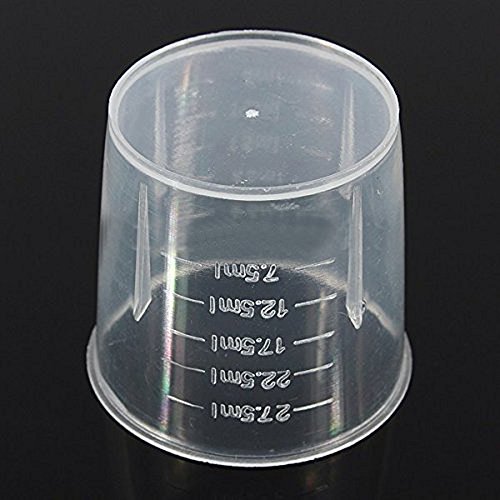 dealglad® New 10 Unzen 30 ml Kunststoff transparent Messung Graduate Medikamentenbecher - 5