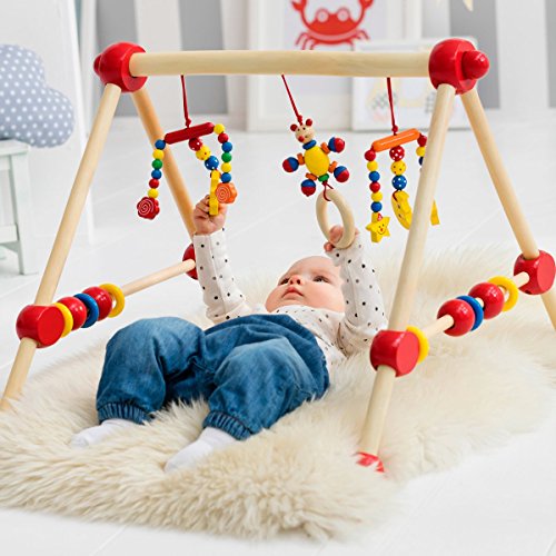 SOLINI Spieltrapez aus Holz Aktiv-Center, mehrfarbig - 4