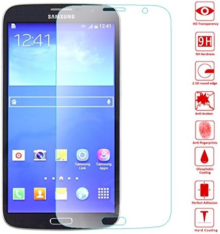 Wonder Glass – For Samsung Galaxy Mega Tempered Glass 9H Tempered Glass Screen Protector Glass Tempered Glass Screen Protector Real Glass Protector by OKCS® Glass Protective Film Screen Protector