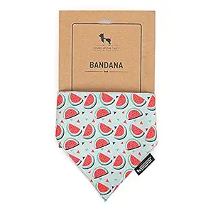 Heads Up For Tails Summer Love Printed Reversible Dog Bandana -S