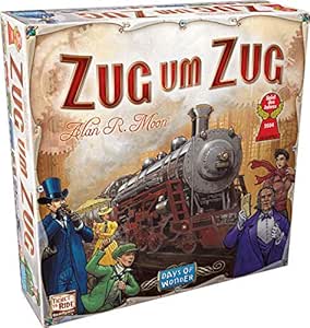 Asmodee Zug um Zug, Grundspiel, Familienspiel, Strategiespiel, Deutsch