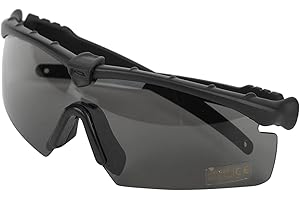 Ruiqas Occhiali di Sicurezza Antivento Occhiali Militari antisabbia Occhiali Tattici Anti-Impatto Protezione degli Occhi per la Corsa in Bicicletta Sci