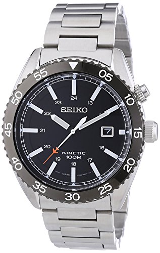 Seiko Herren-Armbanduhr Kinetic Analog Automatik Edelstahl SKA617P1 Seiko Herren-Armbanduhr Kinetic Analog Automatik Edelstahl SKA617P1
