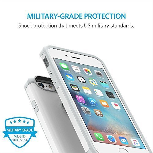 iPhone 6s Plus Case - Anker SlimShell (Sep 2015 New Release Slim
Protective Case with LIFETIME WARRANTY) One of the First Cases
Specially Designed for the new iPhone 6s Plus[5.5 inch](White)