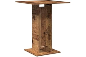VIDAXL Table de bistro vieux bois 60x60x75 cm bois d ingénierie
