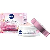 NIVEA Aqua Rose Anti Wrinkle Day Face Care Cream 50ml, Calcium, Fine Line Appearance, Tight Skin