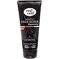 Cool & Cool Regenerating Face Scrub Charcoal for Men | Detoxifying Minerals, Refreshing & Revitalizing | 75 ml | Black
