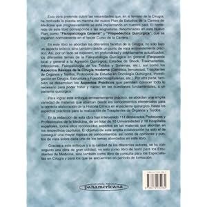 Cirugía. Fisiopatología general. Aspectos básicos. Manejo del paciente quirúrgico