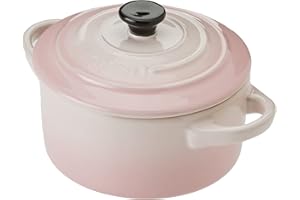 Le Creuset Mini cocotte de cerámica de gres, 10 cm, 0, 2L, Shell Pink, 71901107770100