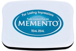 Tsukineko Almohadilla Tinta, Teal Zeal, 95x65mm