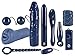 Produktbild Toyset / Vibratorset / Blaues Super-Sex-Set! Für »Blaue Stunden« voller Power und Abwechslung! Inhalt - 9 geile Teile: 1. Anal-»Bohrer« (gleitfreudige 23 cm lang, Ø 1,5 cm) 2. Analplug aus filikonählichem Material an Fingerschlaufe (7 cm lang, Ø 1-1,7 cm) 3. Silikon-»Blow Job«-Masturbator (11 cm lang, Ø dehnbar) 4. Vibro-Lust-Ei (gleitfreudige 6 cm lang, Ø 2,5 cm) 5. Weiches Lustkugel-Duo (Gleitkugel-Ø 3,3 cm) 6. Penis-Manschette im Karo-Reizdesign (5,5 cm lang, Ø 3 cm, dehnbar) 7. Gleit-Doppel-Dildo (biegsame 18,5 cm lang, Ø 2,5-3 cm) 8. Power-Vibrator (17,5 cm lang, Ø 2,5 cm, Gleitmaterial) 9. Naturpenis-Hülle für Penis und Vibrator - verdickt IHN um 1 cm! (17 cm lang, Ø 2 cm, dehnbar) Inklusive Batterien. Produktart: Toy Set Farbe: Blau Länge: 6 - 23 cm Durchmesser: 1 - 3 cm Material: TPE, PVC 100 % Diskreter Versand / Günstige Versandkosten nach Österreich