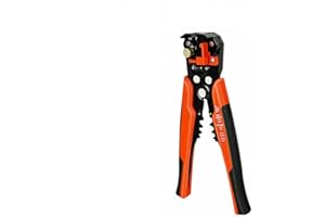 WRESS Automatic Wire Stripper Crimper, 3-in-1 Self-Adjusting Wire Cutter & Cable Stripper, Crimping Tool Plier Cutter for Home and Car Electrics Wiring, 10-24 AWG (0.2-6.0mm²) Orange