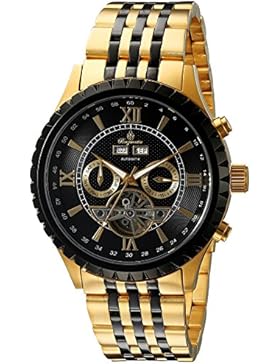 Burgmeister Herren-Armbanduhr XL Analog Automatik Edelstahl beschichtet BM327-227