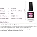 CLAVUZ Gel Nail Polish Sets 6pcs UV Led Soak Off Nail Lacquer Kits