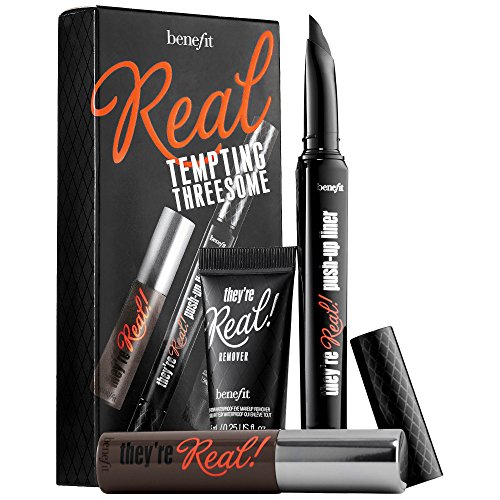 Benefit Cosmetics Benefit Real Tempting Threesome (They'Re Real Push-Up Liner, Mascara & Remover)