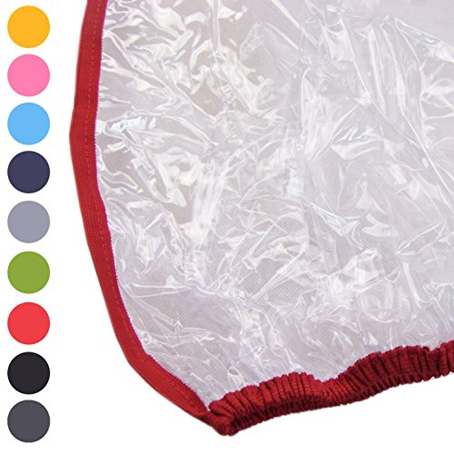 Preisvergleich Produktbild BAMBINIWELT Regenschutz, Regenhaube für Kinderfahrradsitze, Wetterschutz für Fahrrad-Kindersitze (rot)