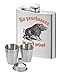 Produktbild Trendagentur KEPPLINGER Der Flachmann für den Jäger: mit hochwertigem Aufdruck Nix geschossen ist auch gejagt! Wildschwein
