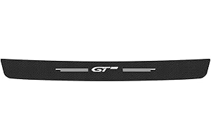 EVER TA Car Rear Bumper Protector Strip for K-IA GT GTline Sportage, Carbon Fiber Bumper Guards Rear Trunk Sill Plate Scuff Anti-Scratch Cover Decorative Sticker