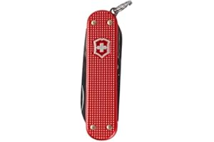 Victorinox, Classic SD Alox, Couteau de Poche Suisse, Multifonction, Léger, 5 Fonctions, Petite lame, Lime à ongles, Tournevis 2,5 mm