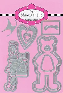 The Stamps of Life Animal Bear Die Cuts for Card Making and Scrapbooking Supplies by Stephanie Barnard