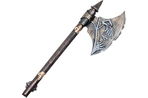 Boland Skull Warrior Axe 68 Centimetre – Halloween Costume Weapon Prop for Viking Barbarian Knight Skeleton Cosplay Roleplay Medieval Fantasy Warrior Fancy Dress Accessory
