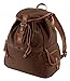 Produktbild Casual Rucksack mit vielen Taschen + Goodman Design ® Logo Canvas Backback ideal für Schüler Studenten Geschenk Wandern Outdoor Gepäck Geburtstag Weihnachten Farbe: braun