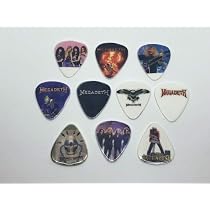 12 Médiators Guitare Classic Albums - 6 Épaisseurs, Impression Double Face