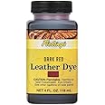 Fiebing's - Leather Dye, Alcohol Based, 4 Fl. Oz. 118 Ml - 27 Colors Dark Red