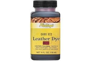 Fiebing's Leather Dye - 4 fluid ounce, Dark Red