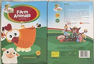 BabyTV On DVD (Farm Animals / Lets Play Together / Musical Instruments / Sweet Dreams / Arts & Crafts / Learning Colours) 6 DVD + 2 Free DVD (Kids Animation)